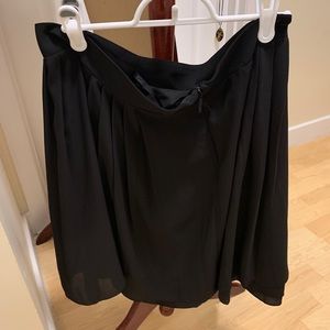 Karl Lagerfeld Chiffon Skirt black